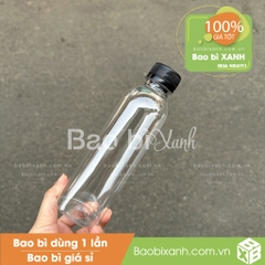 Chai nhựa 300ml tròn cao