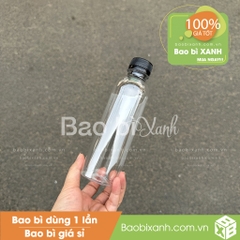 Chai nhựa 300ml tròn cao