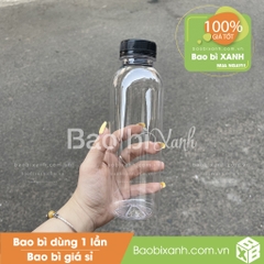 Chai nhựa 500ml miệng rộng