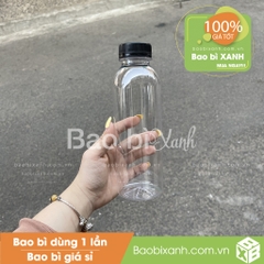 Chai nhựa 500ml miệng rộng