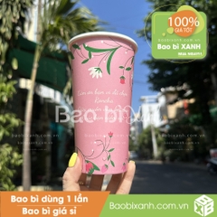 Ly giấy Roncha Taiwan Bubble Tea