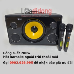 Loa KCBOX S9 - Loa xách tay karaoke Bass 25 new 2023