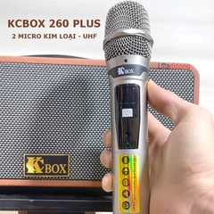 Loa KCBOX KC260 Plus chính hãng - Loa Karaoke xách tay HOT NHẤT 2022