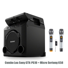 Loa Không Dây Công Suất Lớn Sony GTK-PG10, Karaoke Sôi Động - Giao Nhanh 2 Giờ