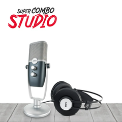 Combo Micro Thu Âm AKG ARA C22-USB + Tai Nghe AKG K72 chuyên dùng Podcast Livestream