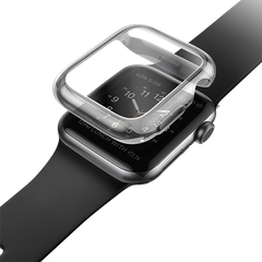 Ốp Apple Watch UNIQ Garde Hybrid Series 1,2,3,4,5,6,7/ SE (44mm) Màu Xám Khói
