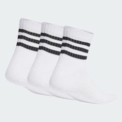 Tất lửng thể thao adidas Lót Đệm 3 Sọc Unisex - HT3456