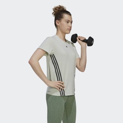 Áo thun tập luyện nữ adidas 3 sọc - HK6976