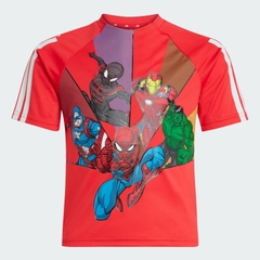 Áo T-shirt trẻ em adidas Marvel Spider-Man Unisex - JF3654