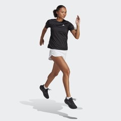 Áo thun chạy bộ nữ adidas 3 sọc run icons low carbon - HR9864