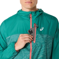 Áo gió chạy trail ASICS FUJITRAIL PACKABLE WINDBREAKER Nam - 2011C991.300