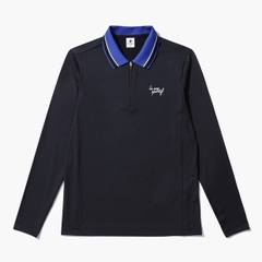 Áo Polo le coq golf Nam GO121MTL23-BLCK