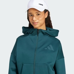 Áo hoodie adidas Z.N.E. khoá kéo Nữ - JW5321