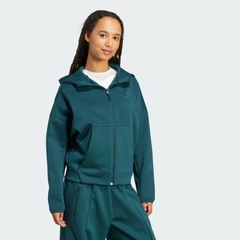 Áo hoodie adidas Z.N.E. khoá kéo Nữ - JW5321