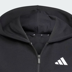 Áo hoodie adidas Future Icons 3 sọc khoá kéo Nữ - JE0171