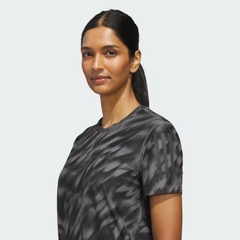 Áo T-shirt chạy bộ adidas Own the Run Allover Nữ - JZ5474