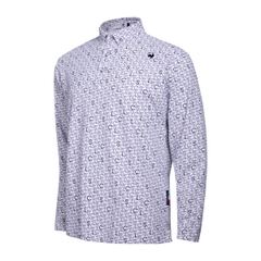 Áo dài tay có cổ le coq golf Nam LG4FLS01MV-WH00