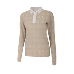 Áo dài tay có cổ le coq golf Nữ LG4FLS03LV-BG00