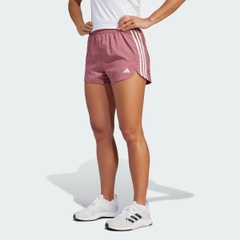 Quần short tập luyện adidas Pacer cạp cao Nữ - IX1068
