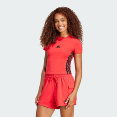 Áo Baby Tee adidas Essentials 3 sọc Nữ - JE1242