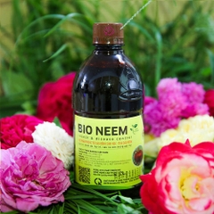 Chế phẩm phòng trừ sâu bệnh sinh học thế hệ mới Bio Neem từ tinh dầu Neem dành cho cây hoa hồng