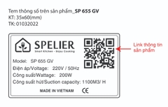 Hút Mùi SP 655 GV