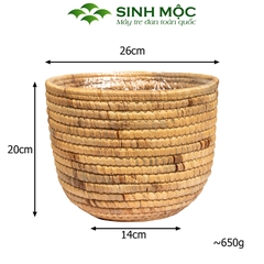 Chậu trồng cây, giỏ lục bình, decor văn phòng, trang trí nhà cửa, giỏ đựng đồ đa năng Sinh Mộc - M1023