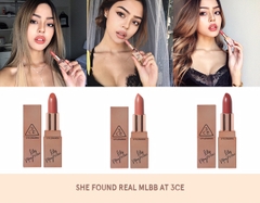 SON THỎI TONE NUDE 3CE LILY MAYMAC MATTE LIP COLOR