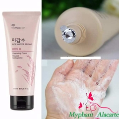 SỮA RỬA MẶT GẠO RICE WATER BRIGHT CLEANSING FOAM THE FACE SHOP