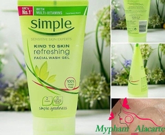 SỮA RỬA MẶT SIMPLE KIND TO SKIN REFRESHING