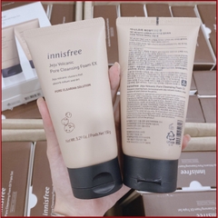 Sữa Rửa Mặt Tro Núi Lửa Trị Mụn Đầu Đen, Bã Nhờn Innisfree Jeju Volcanic Pore Cleansing Foam 150ml