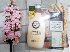 SỮA TẮM HAPPY BATH HƯƠNG NGŨ CỐC NATURAL REAL MILD BODY WASH