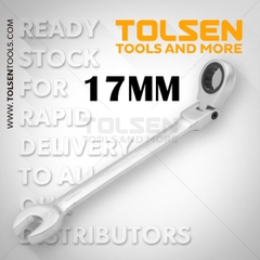 Chìa khóa vòng miệng tự động lắc léo 17mm Tolsen - 15243
