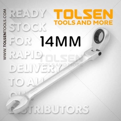 Chìa khóa vòng miệng tự động lắc léo 14mm Tolsen 15240