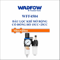 Đầu lọc khí mở rộng có đồng hồ 15cc+25cc  wadfow WFF4504