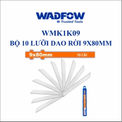 Bộ 10 lưỡi dao rời 9x80mm wadfow WMK1K09