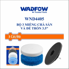 Bộ 3 miếng chà sàn và đế tròn 3.5