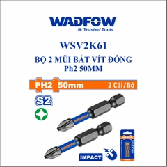 Bộ 2 Mũi bắt vít đóng PH2 50mm wadfow WSV2K61