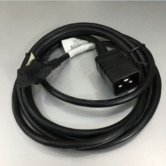 Dây Nguồn Máy Chủ Computer Server Cable Power Cord IEC C20 to C13 VOLEX VAC20S V1625 13A 250V 16AWG 3x1.5mm² For Rack Mount PDU UPS Length 2.7M