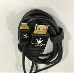 Cáp Chuyển Đổi Tín Hiệu Banana Gold HDMI to Micro HDMI Cable Support Ethernet 3D Audio Return Channel Length 1.8M