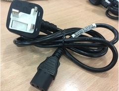 Dây nguồn HP Volex V1625 Power Cord BS1363 IEC320 C13 UK 10A 250V 3x0.75mm 100613-008 For PC Desktops or Cisco Juniper Length 1.8M