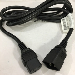 Dây Nguồn Máy Chủ IBM 39M5389 LONGWELL LS-19 LS-20 AC Power Cord C19 to C20 15A 250V 3x2.08mm² 14AWG For UPS PDU APC ARES Eaton Emerson Và Server Rack Length 2.5M