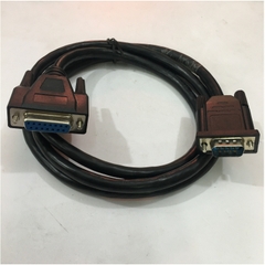 Cáp Điều Khiển RS232 DB9 Male to DB15 Female 2 Row 15Pin 28AWG Cable Black Length 1.5M