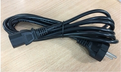 Dây Nguồn 2 Chân Tròn DEREN DR-310 DEKON DK-390 AC Power Cord Europe Plug Schuko CEE 7/7 to IEC320 C13 10A 250V 3x1.0mm For Thiết Bị Mạng Cisco Và Máy Chủ Length 3M