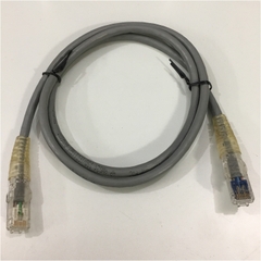 Dây Nhẩy ADC KRONE Cat6 RJ45 UTP Patch Cord Straight-Through Cable 6830 2 821-04 PVC Jacketed GREY Length 1M