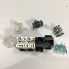 Nhân Mạng TE Connectivity AMP CAT5E 1375191-2 RJ45 UTP 8 Contacts 1 Module Jack Black