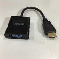 Cáp Chuyển Đổi Tín Hiệu HDMI to VGA Audio Unitek Y-6333