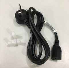 Dây Nguồn LONGWELL LP-61L LS-13G UK Chuẩn 3 Chấu Có Cầu Chì Fused 10A AC Power Cord BS1363 to C13 10A 250V 3X0.75mm² Length 1.8M