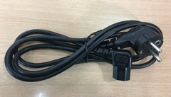 Dây Nguồn IEC 60320 C13 chữ L vuông góc 90 Degree KKP-4819R KKDK 16A 10A 250V Power Cord Euro socket 3x0.75mm Length 1.8M