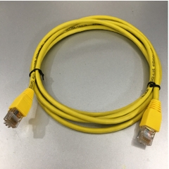 Dây Nhẩy TELDOR CAT5E RJ45 UTP PVC Ethernet Network Patch Straight Through Cable Yellow Length 2M